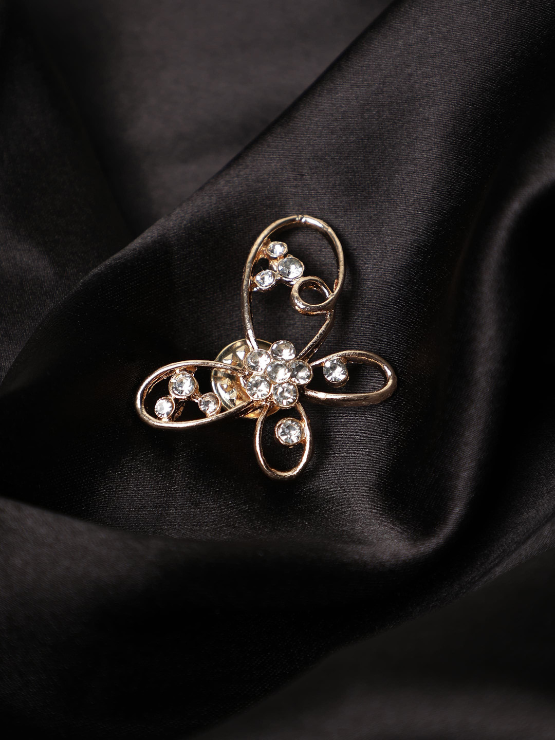 Alvaro Castagnino Men Stone Studded Brooch