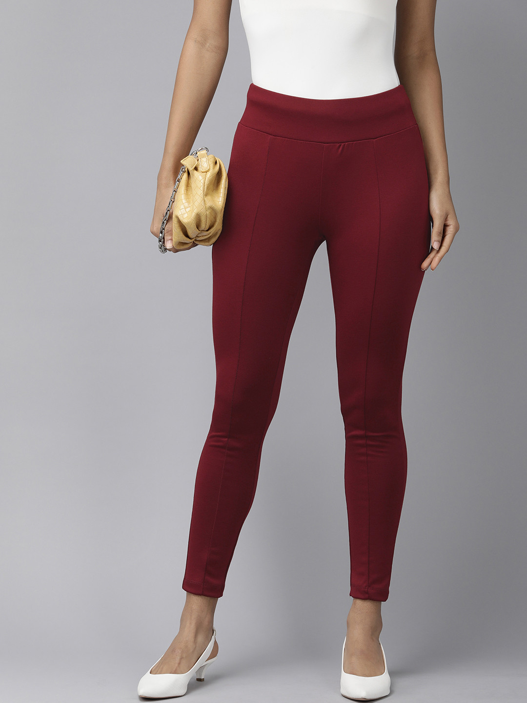 Van Heusen Woman Women Slim Fit High-Rise Trousers