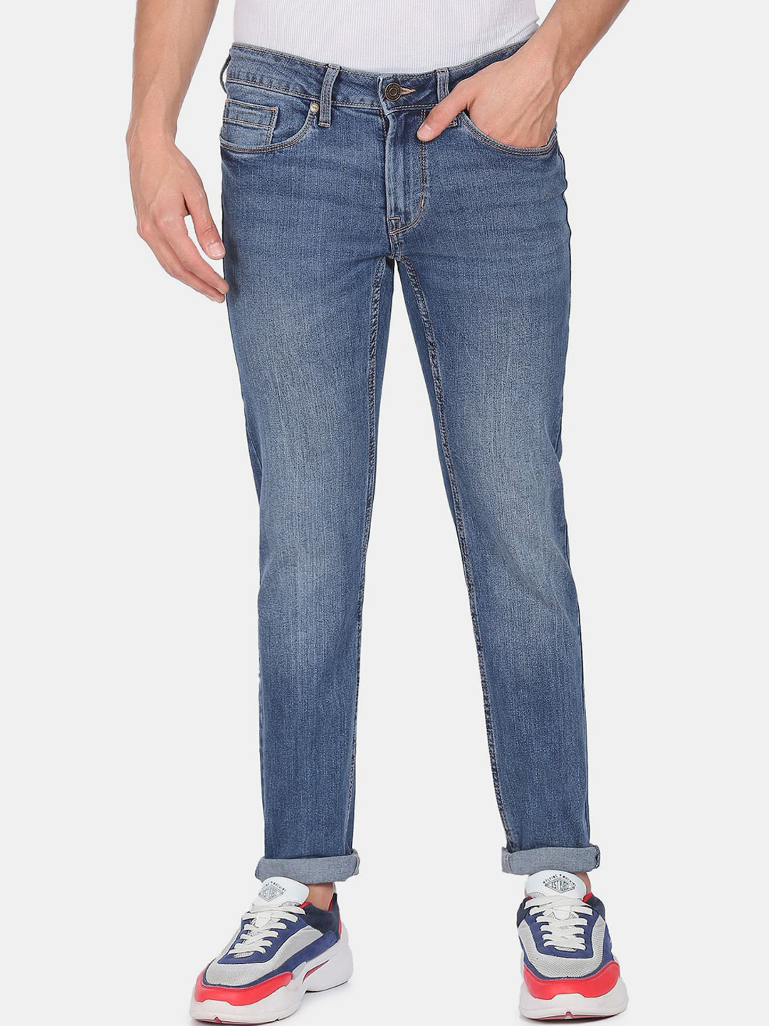 Flying Machine Jackson Skinny Fit Stone Wash Jeans