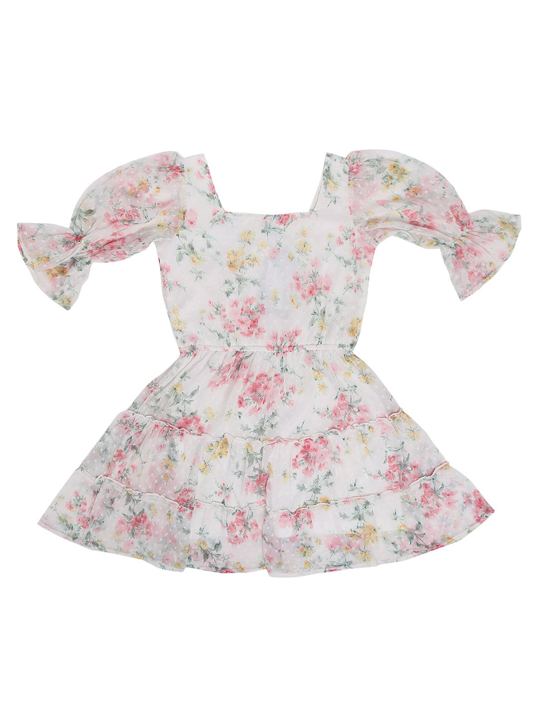 Cantabil Floral Chiffon Dress