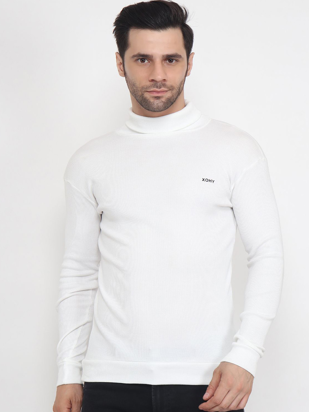 Xohy Cotton Turtle Neck Pullover