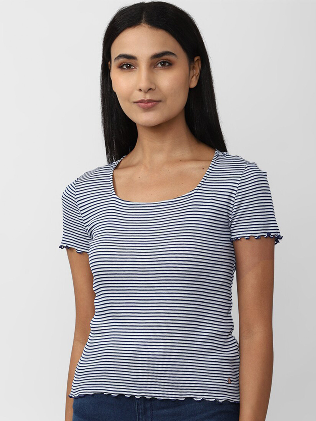 Van Heusen Woman Striped Cotton Top