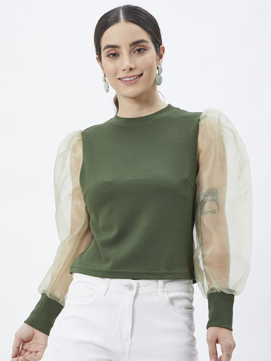 Kibo Sleeve Spandex Top