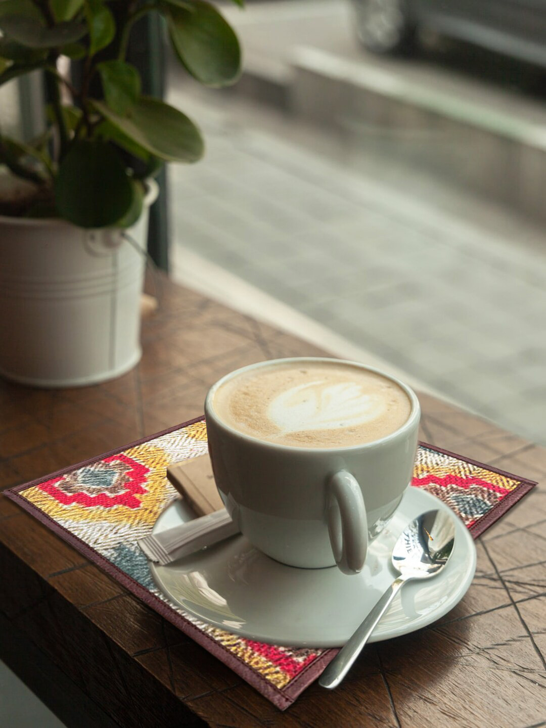 Mona B Set Of 2 Printed Table Placemats