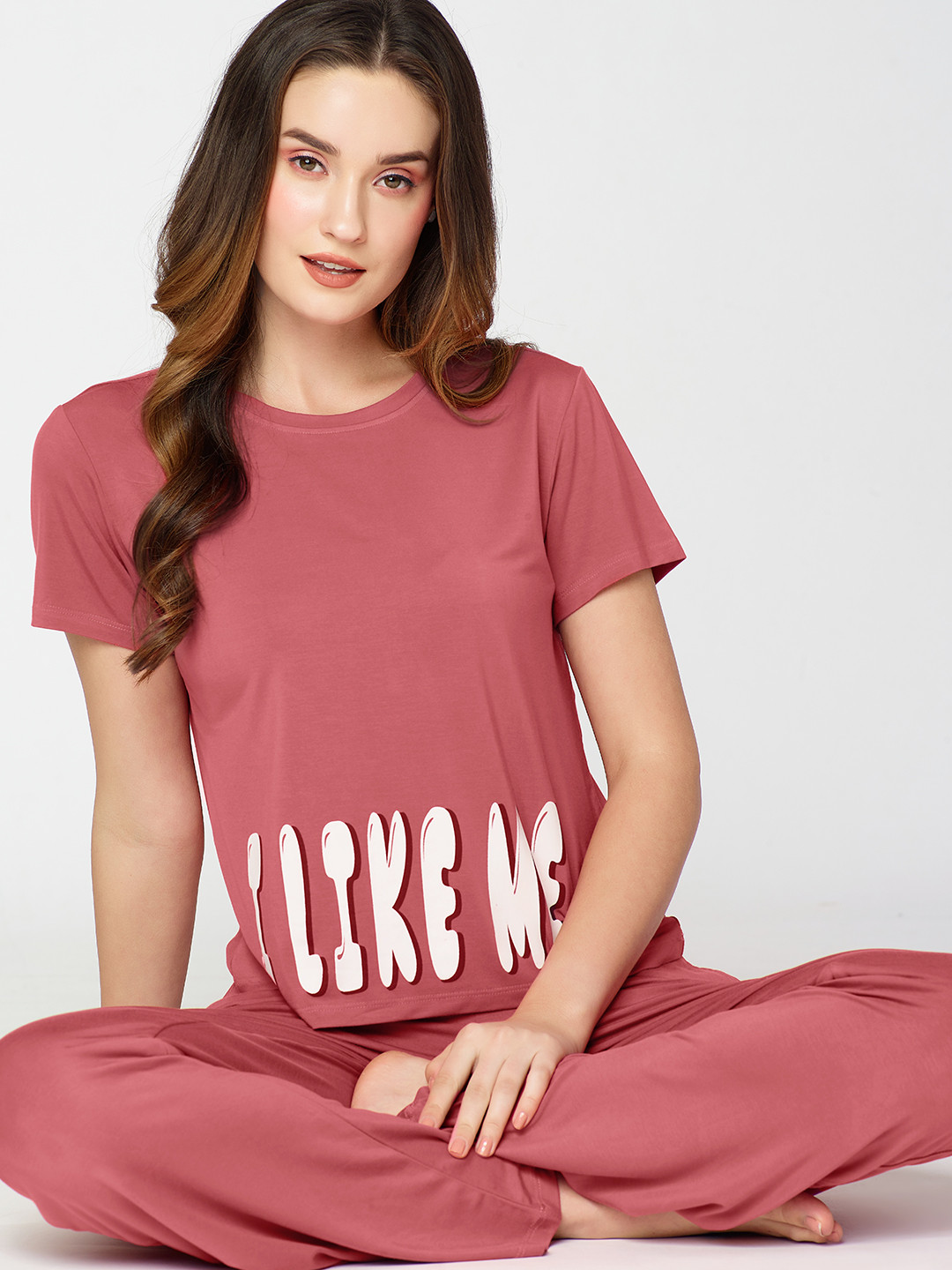 I like me Printed Night suit
