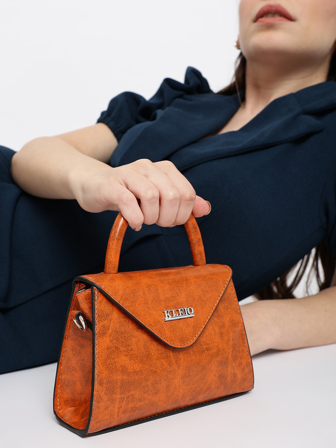 KLEIO Vegan Mini Top Handle Sling Bag