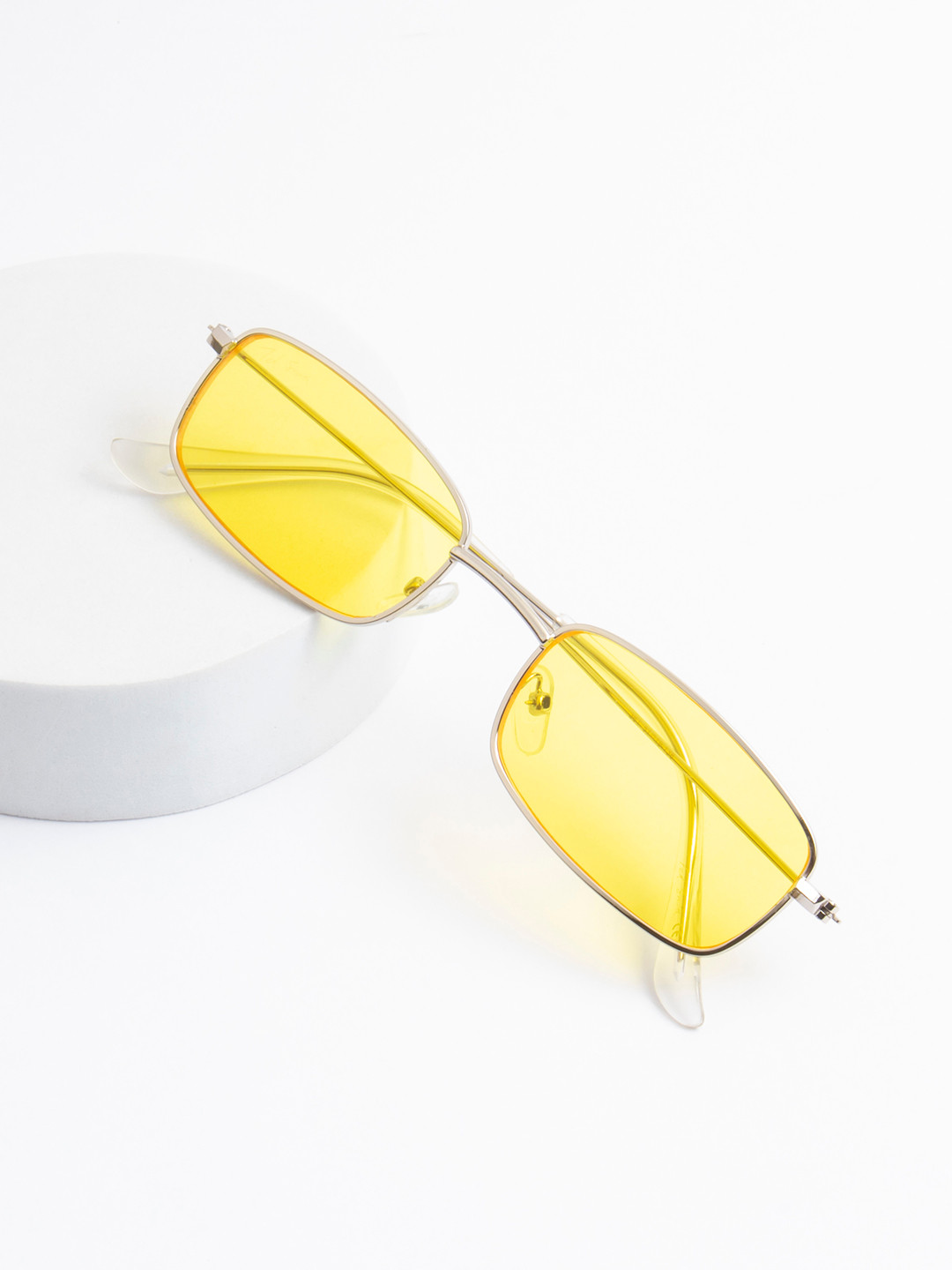 Ted Smith Unisex Lens & Rectangle Sunglasses with UV Protected Lens TSS-CANDY_YELL