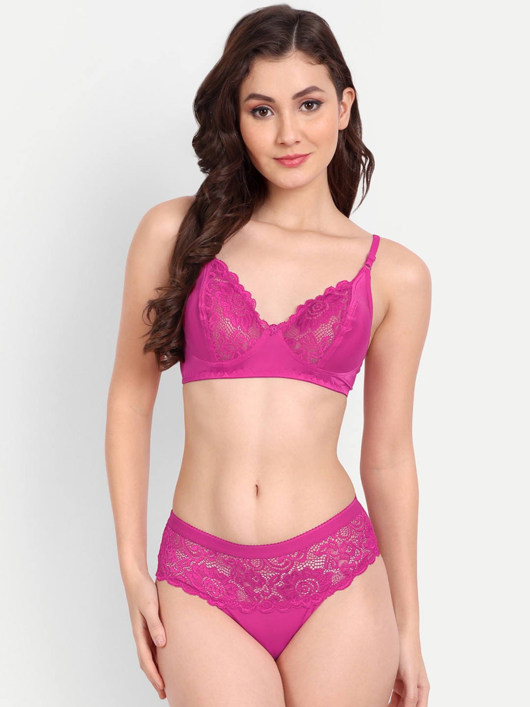 FIMS  Self-Design Lingerie Set NEW_Kat_Set_Pink_B