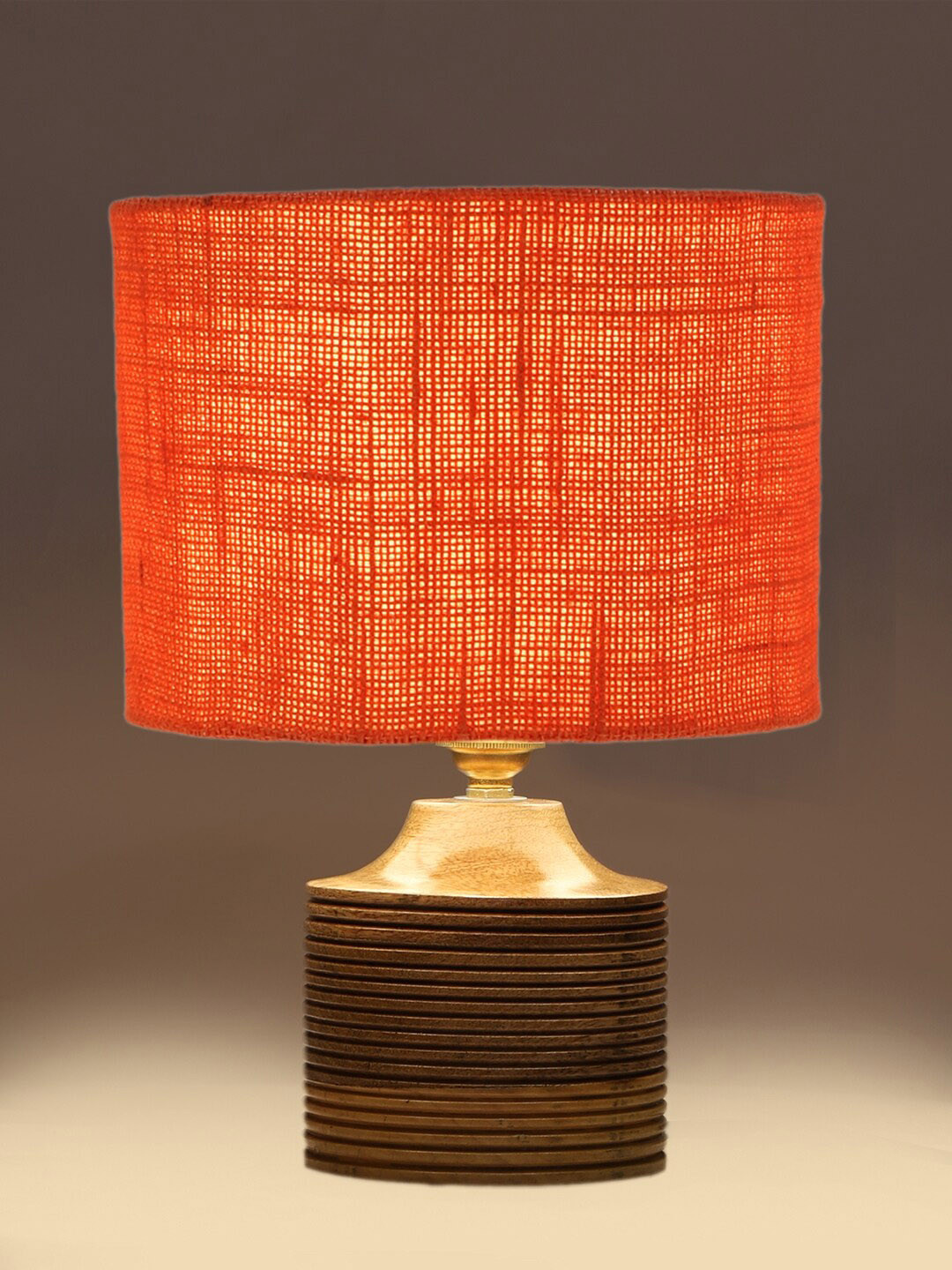 Devansh Orange Shade Table Lamp