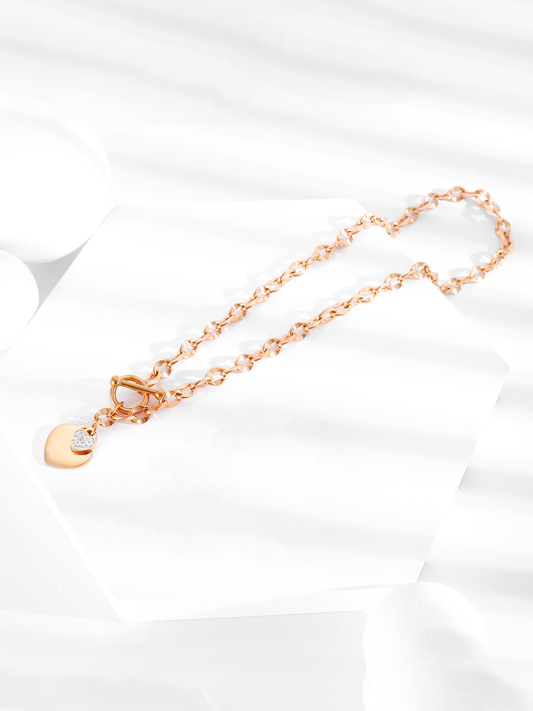 Yellow Chimes Gold-Plated Necklace