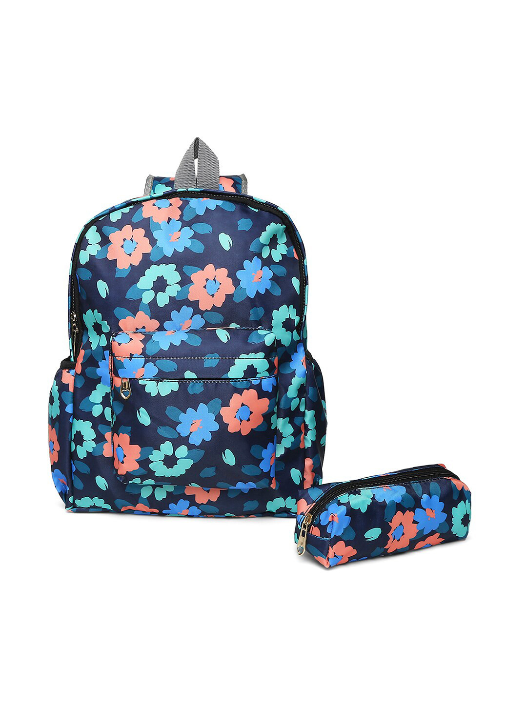 CRAYTON Women Floral Printed Backpack with Zip Pouch