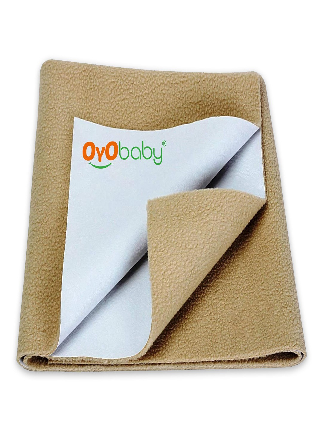 OyO Baby Beige Waterproof & Baby Dry Sheet Polycotton Mattress Protector