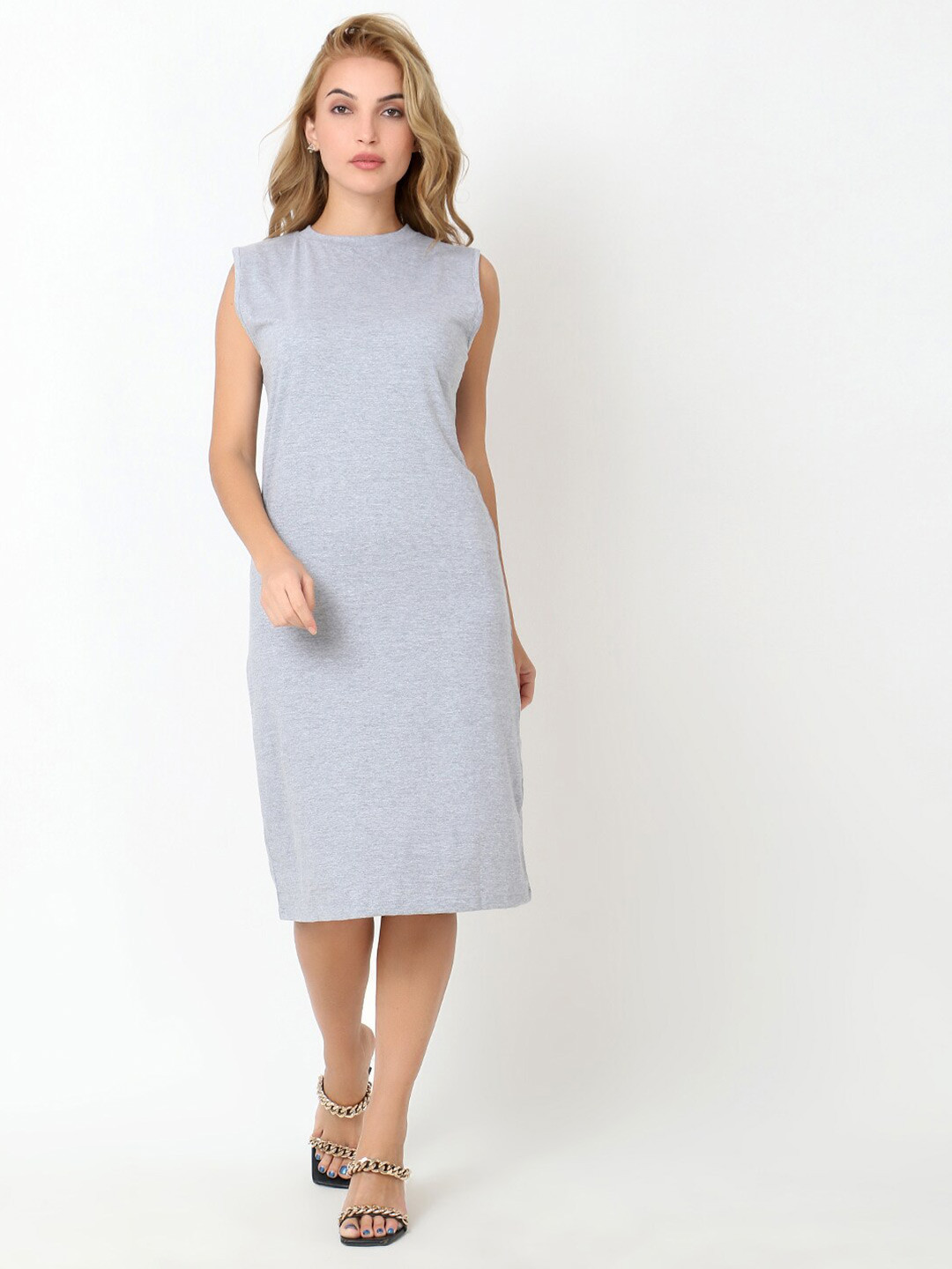 Again fashions Grey Sheath Dress