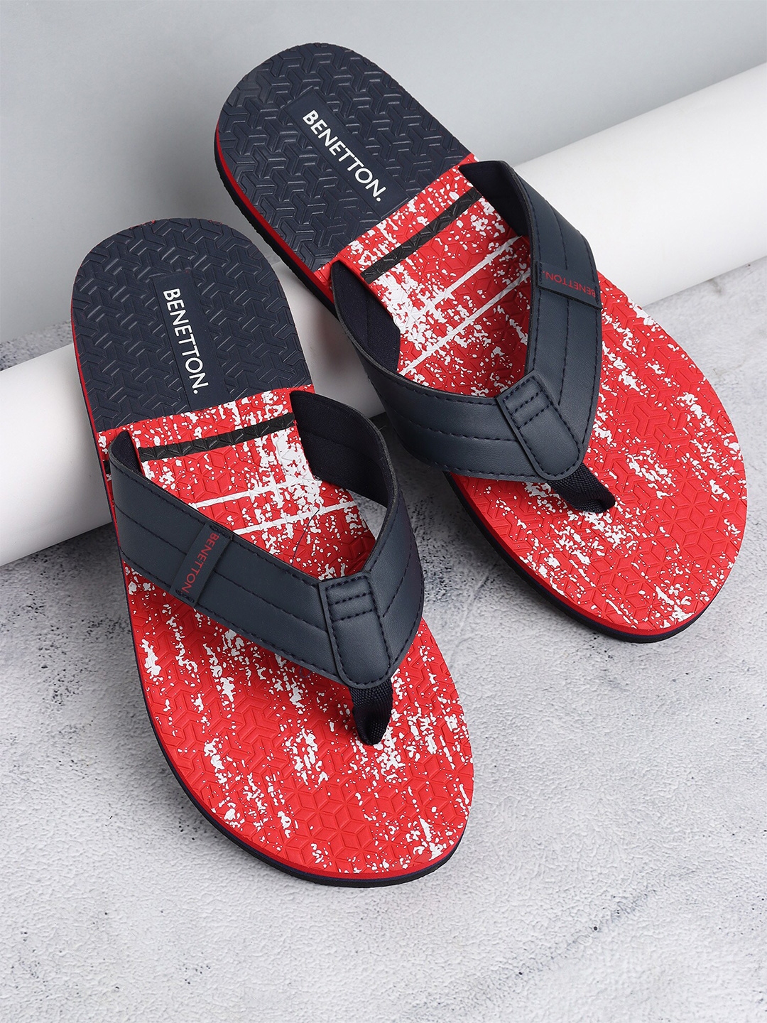 Benetton on sale slippers myntra