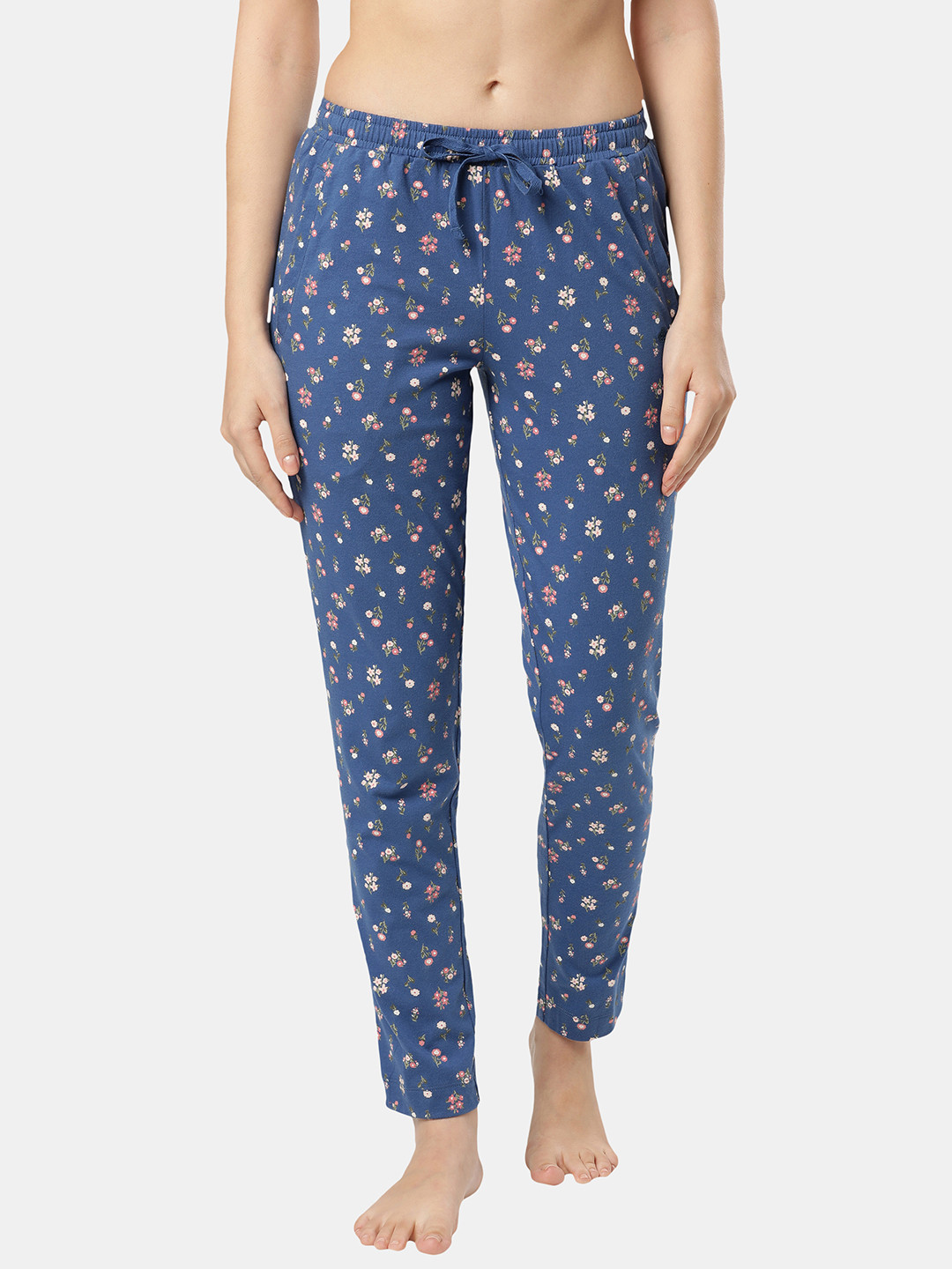 Jockey Cotton Relaxed Fit Printed Pyjama with Side Pockets