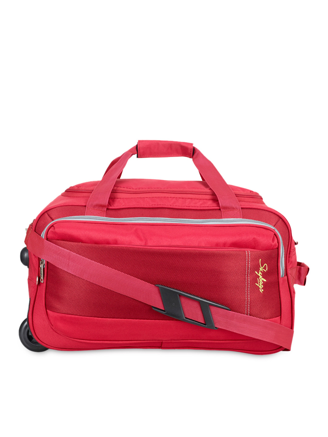 Skybags Unisex Red Small Trolley Duffel Bag