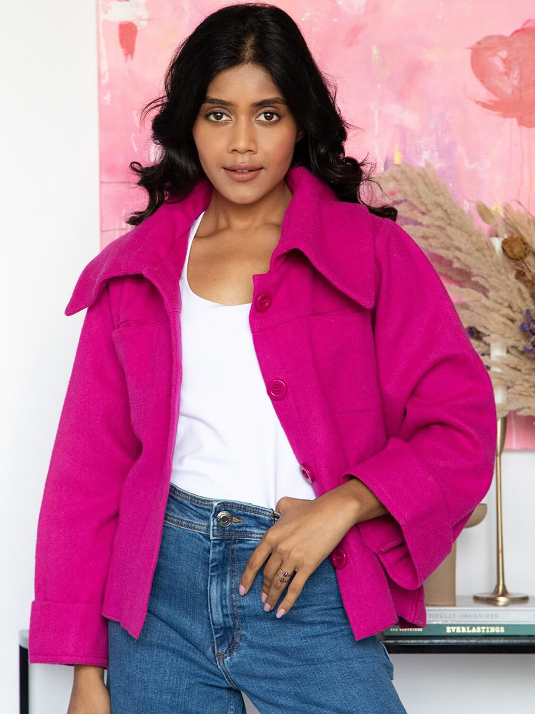 Rhe-Ana Women Lightweight Open Front Jacket