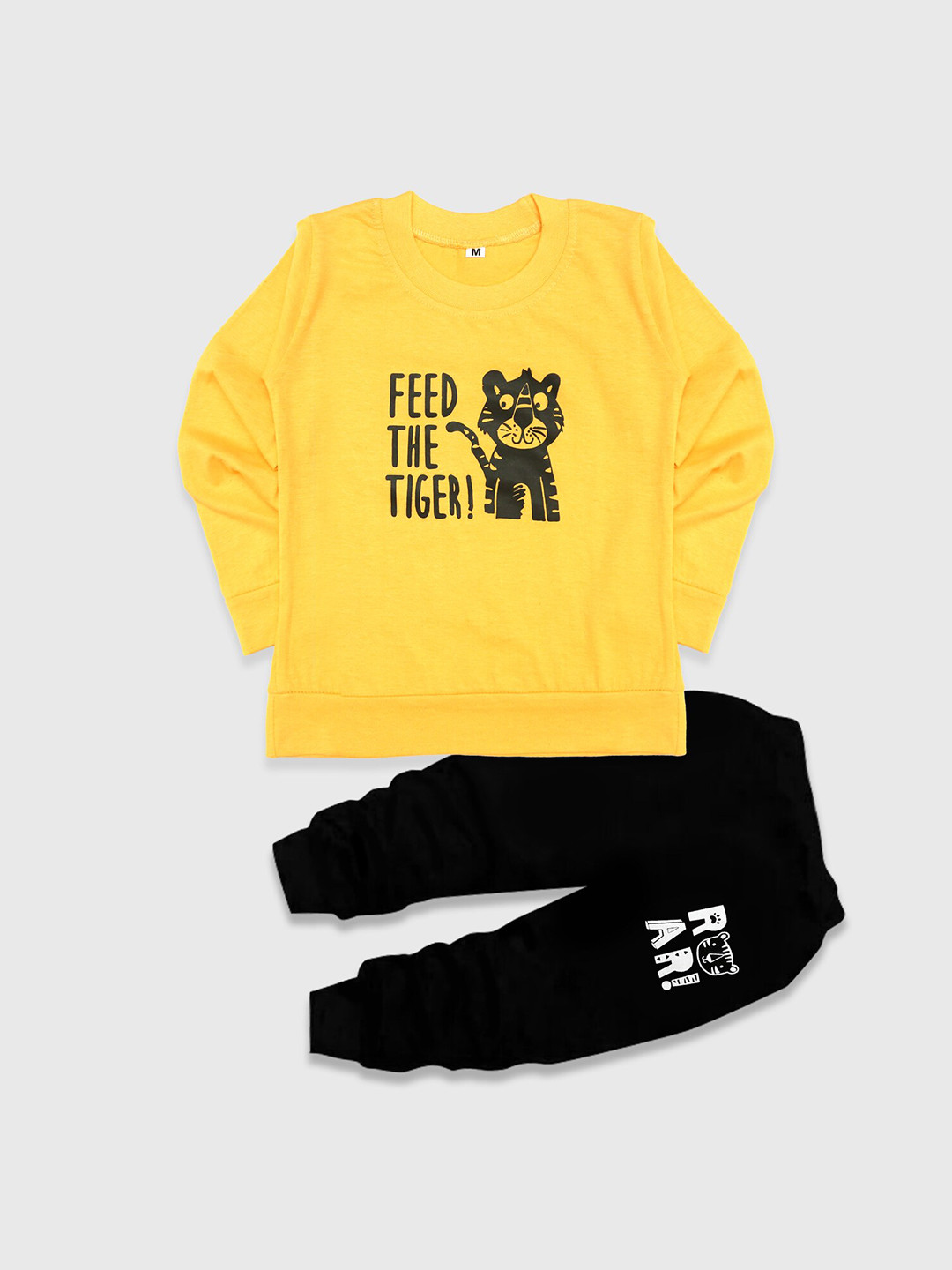 Silver Fang Kids Printed T-shirt with Trousers Clothing Set