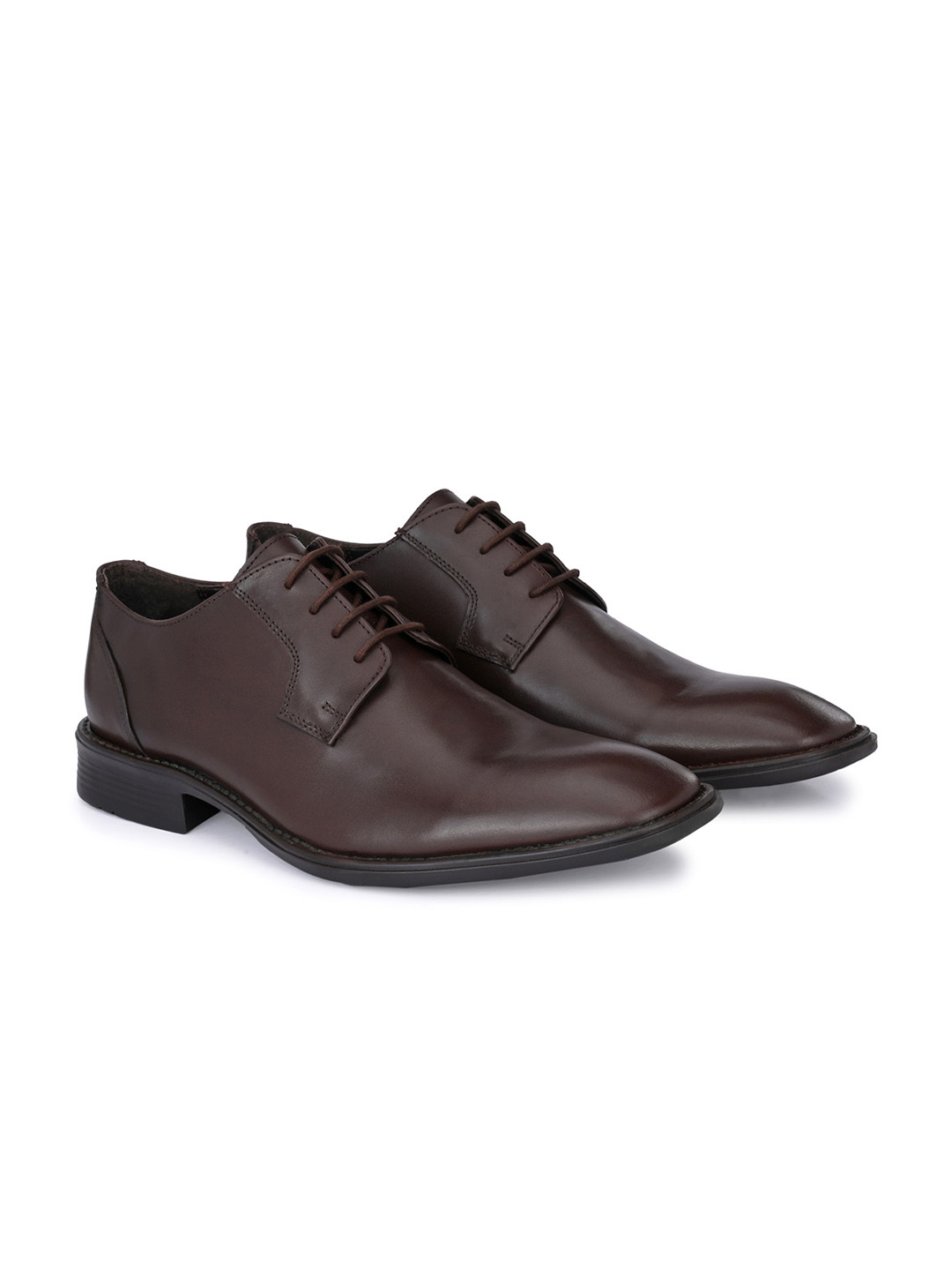 CARLO ROMANO Men Leather Formal Derbys