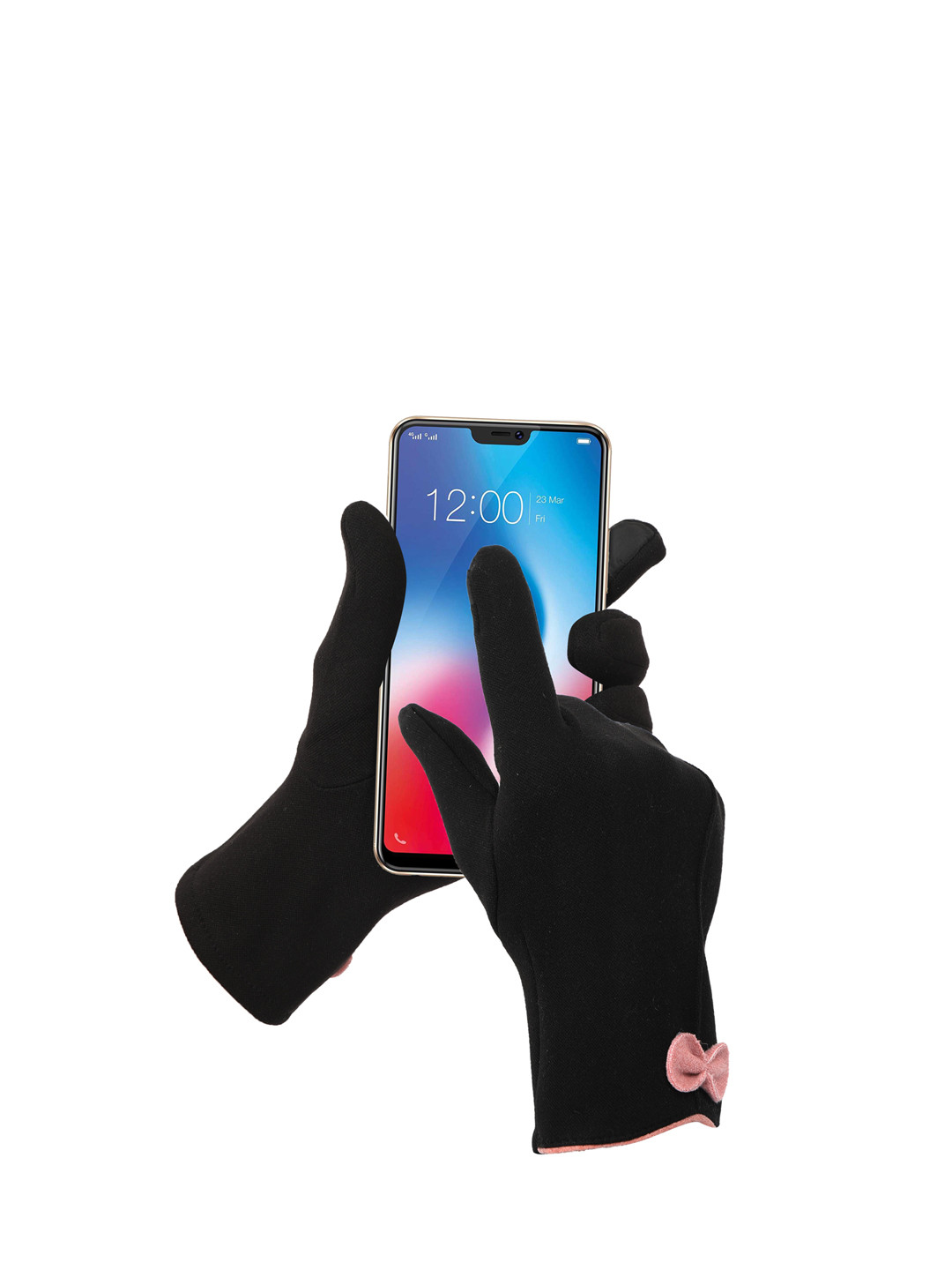 FabSeasons Women Touchscreen Acrylic Index finger Winer Gloves