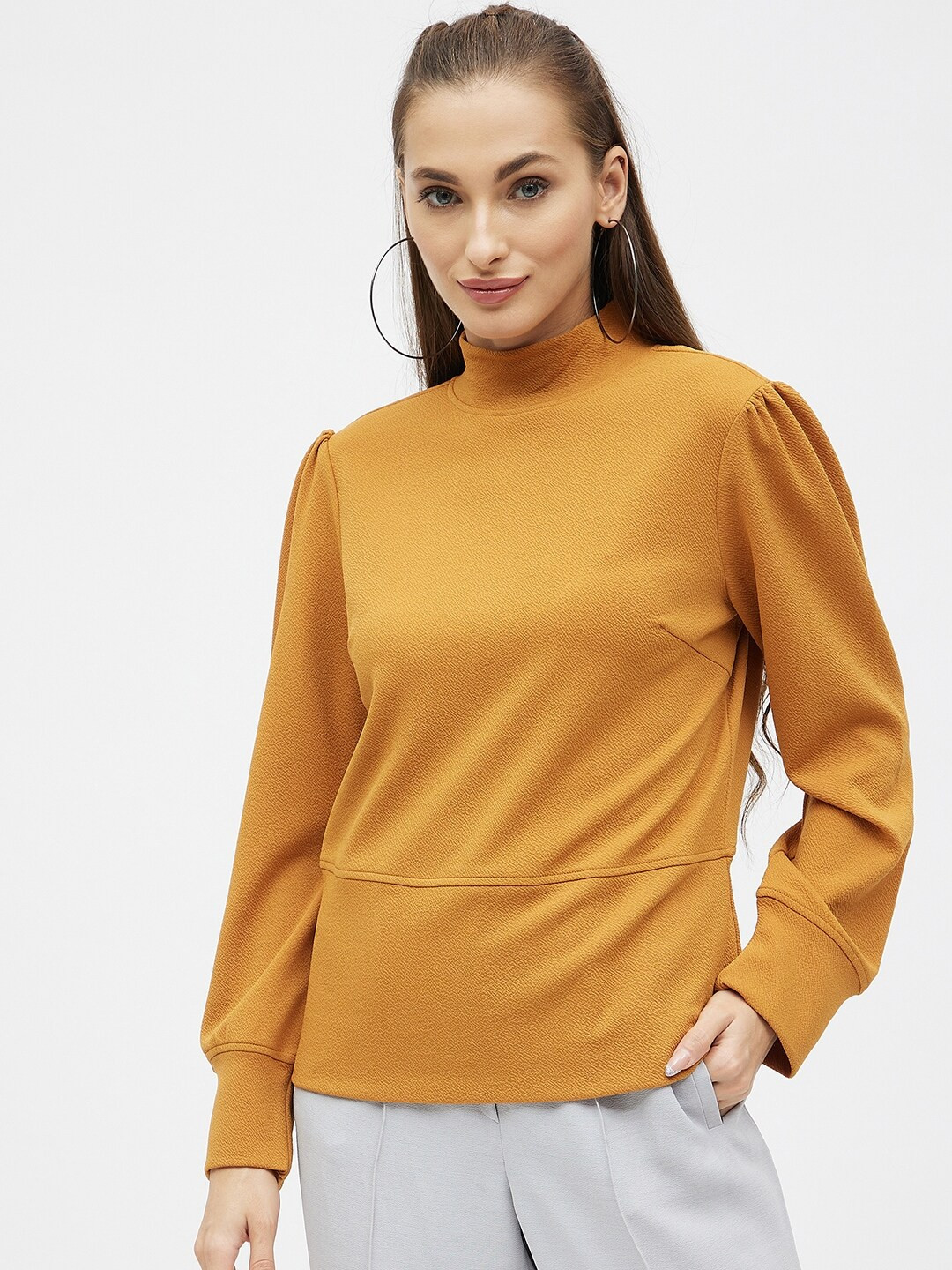 Kibo Cuffed Sleeve Top