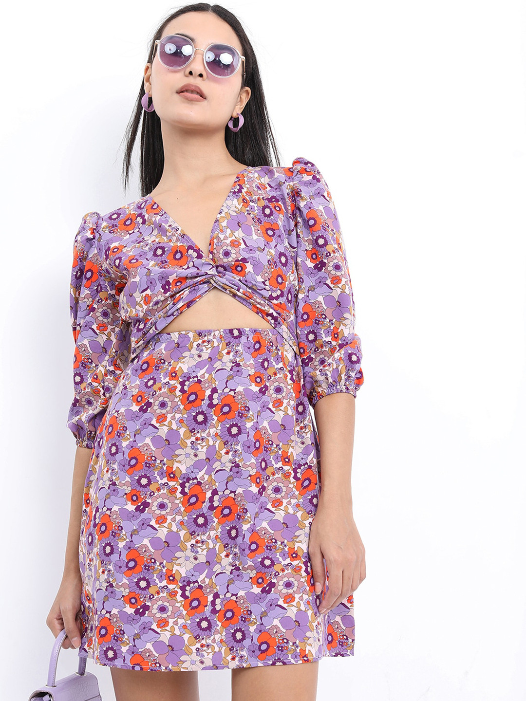 KETCH Floral A-Line Mini Dress