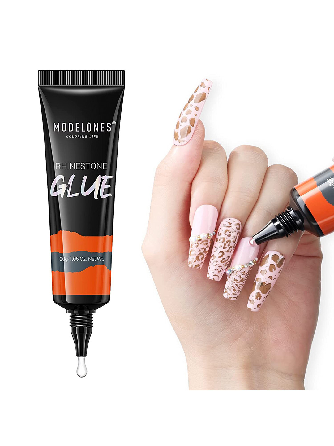 Modelones Mega-Adhesion Wipe-Off Rhinestone Glue Gel 30g