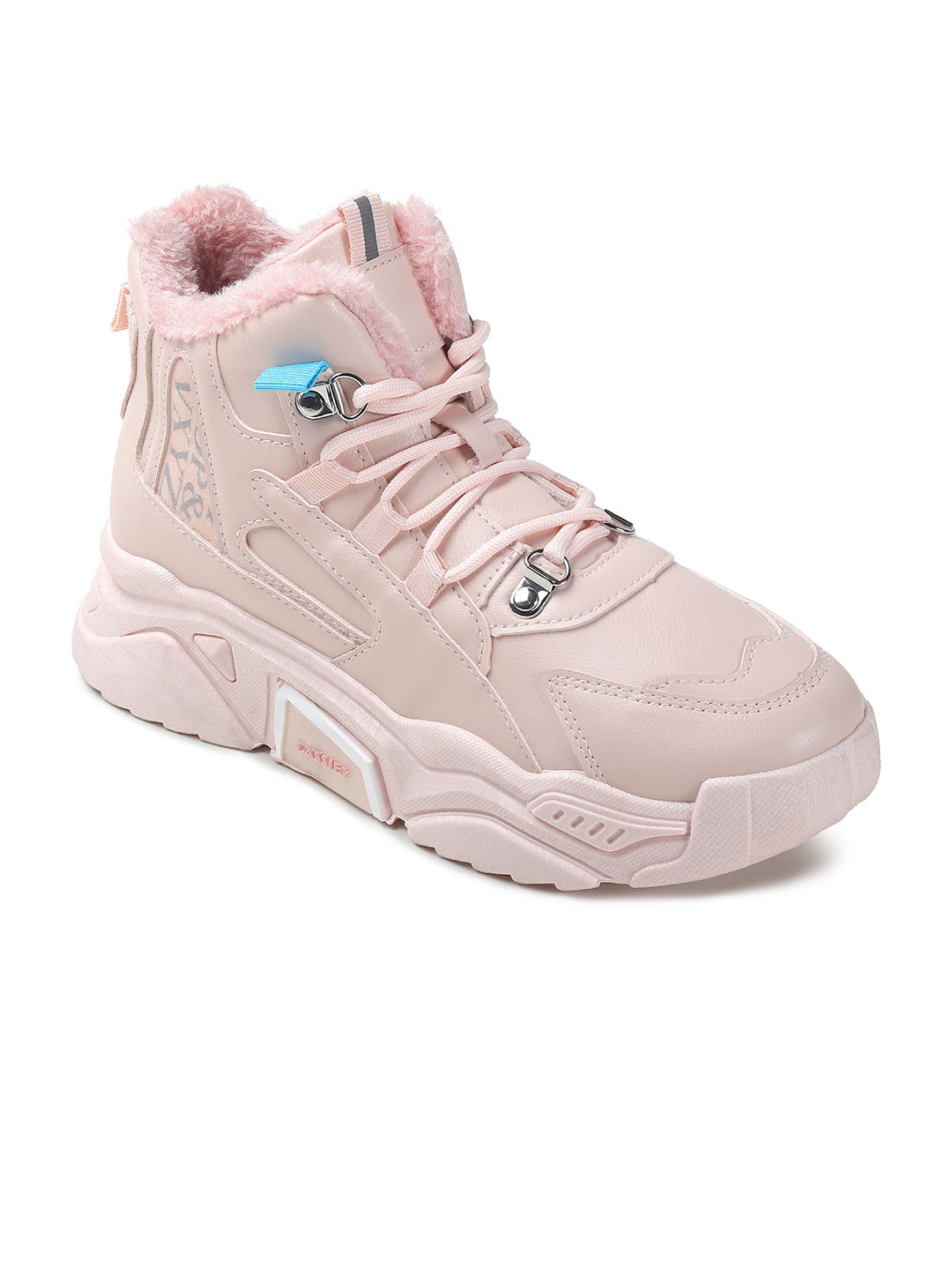 CASSIEY Women Textile High-Top Walking Shoes