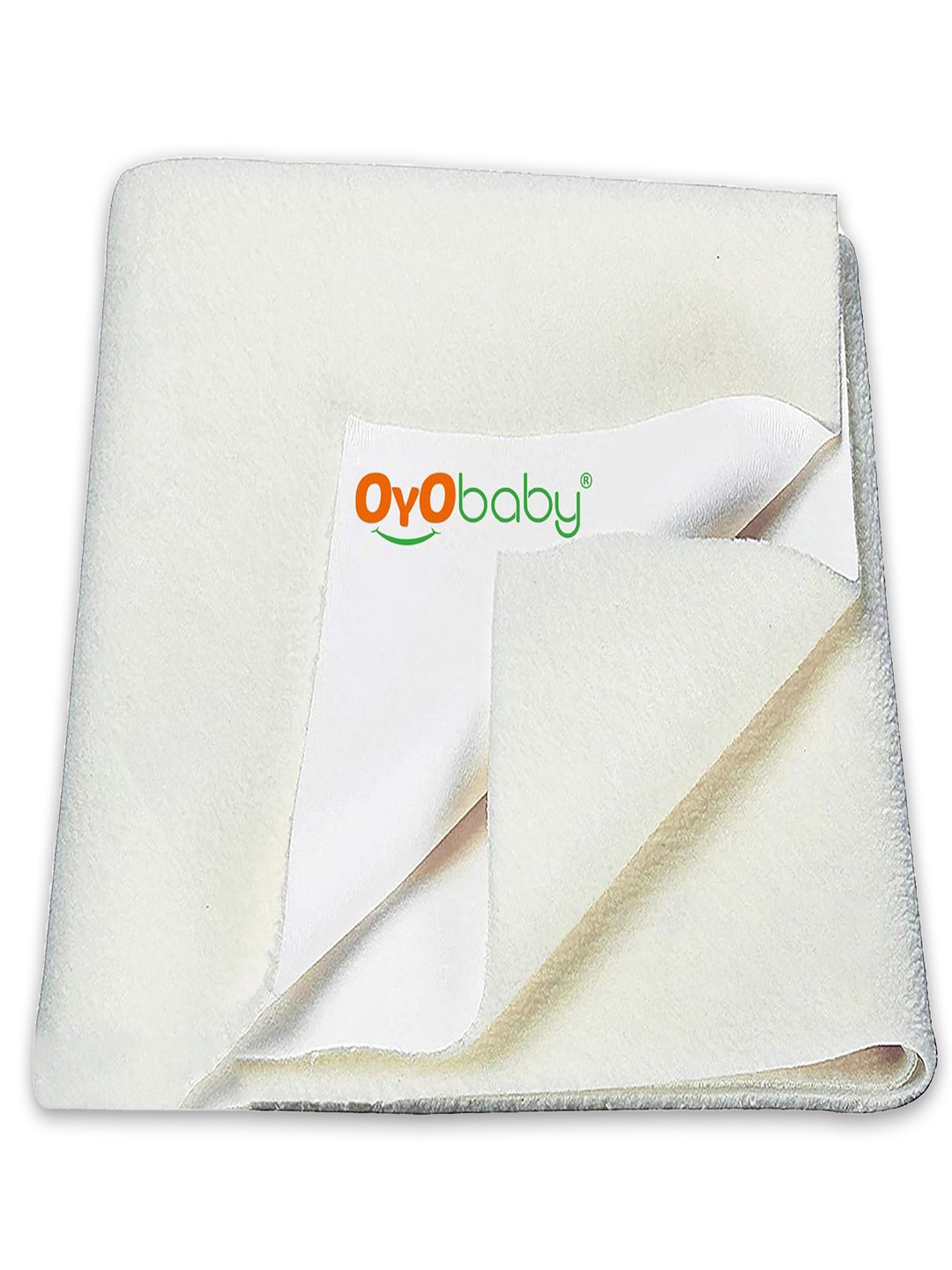 OyO Baby Ivory Waterproof & Baby Dry Sheet Polycotton Mattress Protector