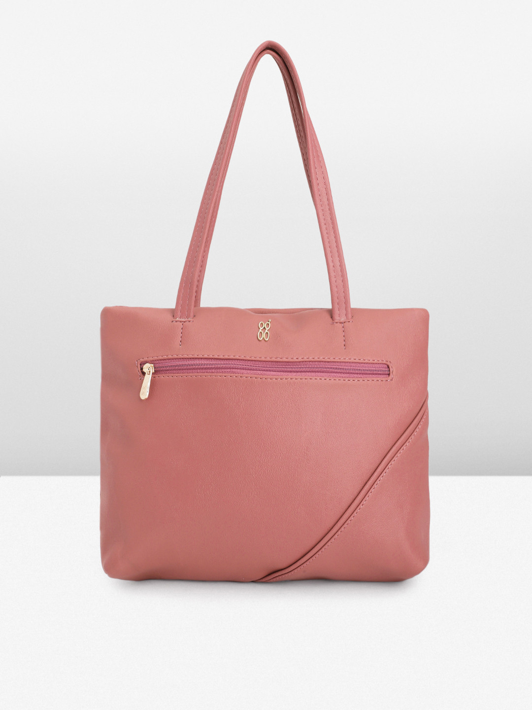 Baggit Solid PU Regular Structured Handheld Bag