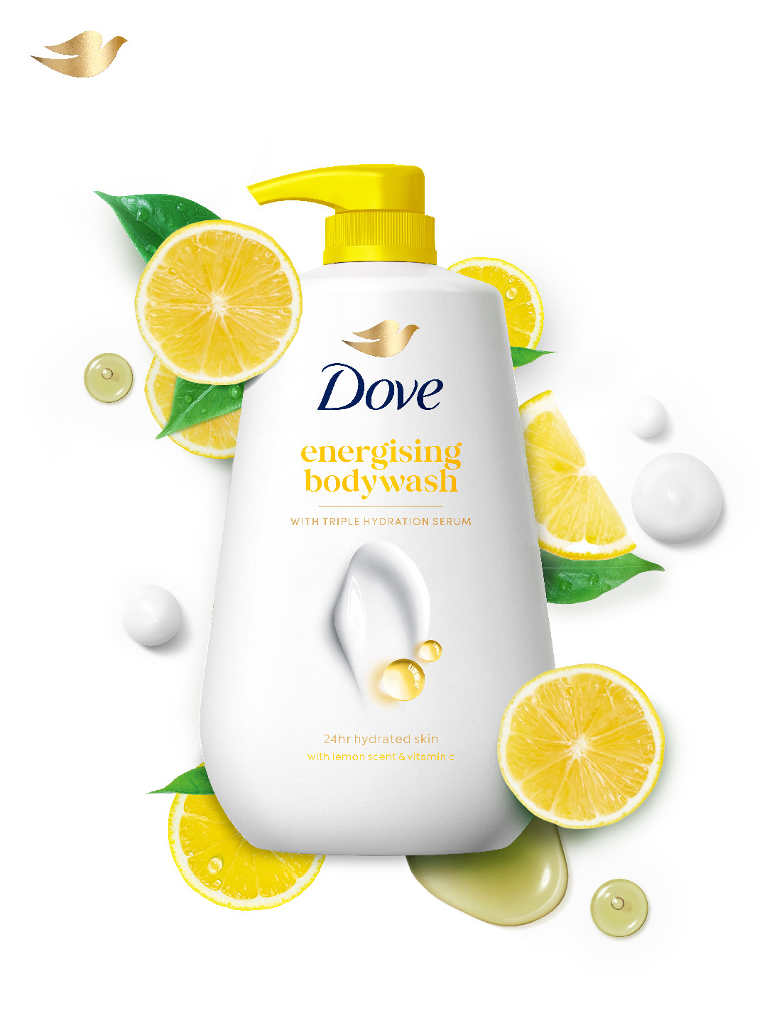 Dove Energising Bodywash with Triple Hydration Serum - 825ml
