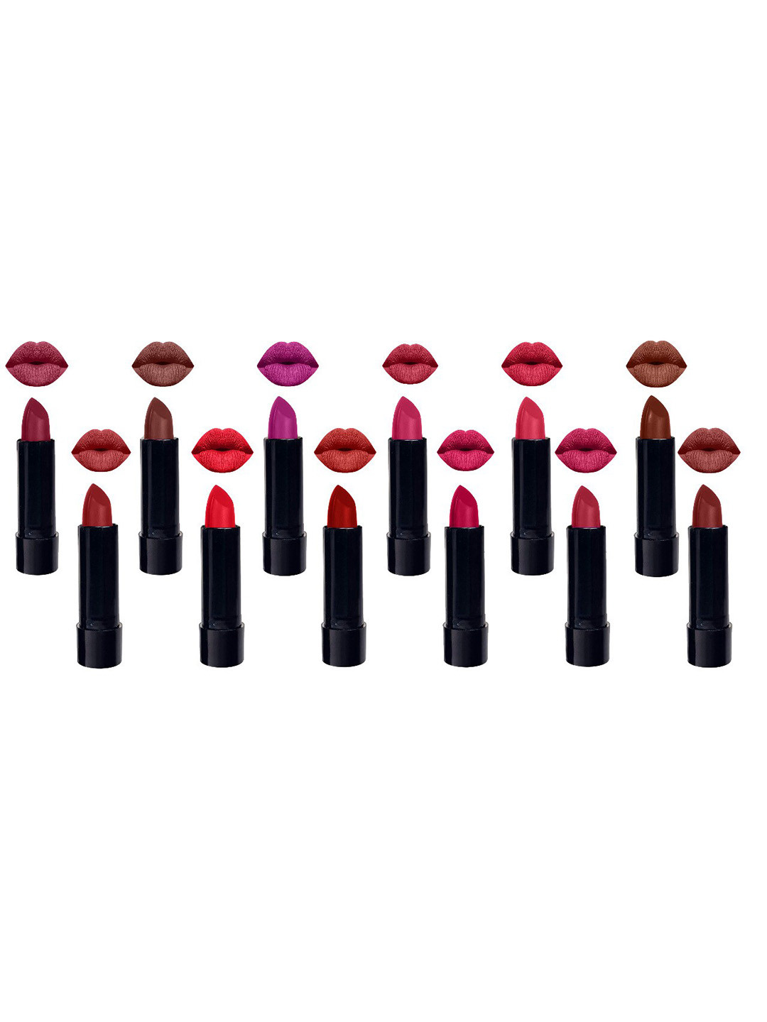 krayons Set of 12 Cute Pop Moisturizing Matte & Waterproof Lipsticks 3.5 g Each
