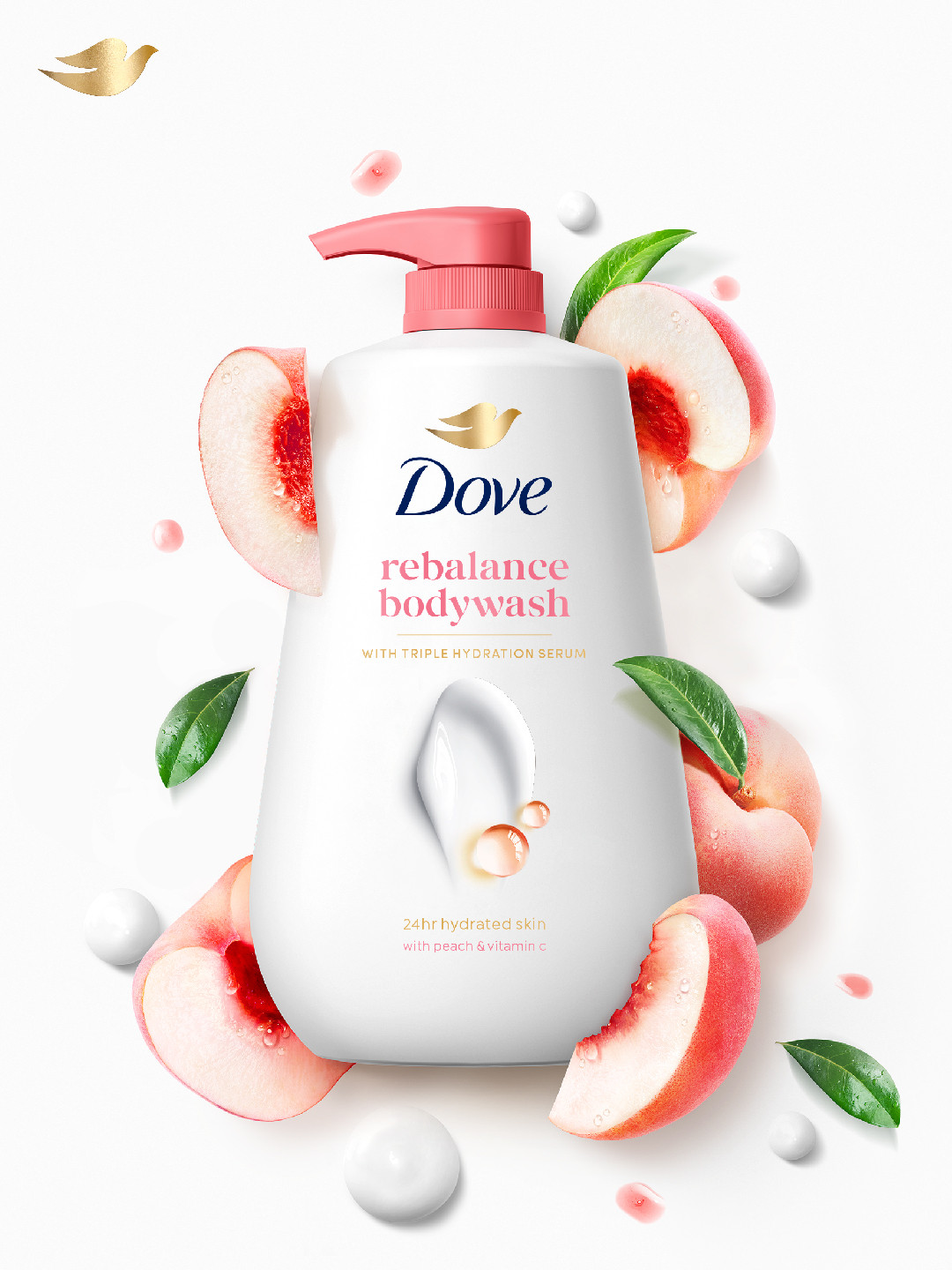 Dove Revitalizing Bodywash with Triple Hydration Serum - 825ml