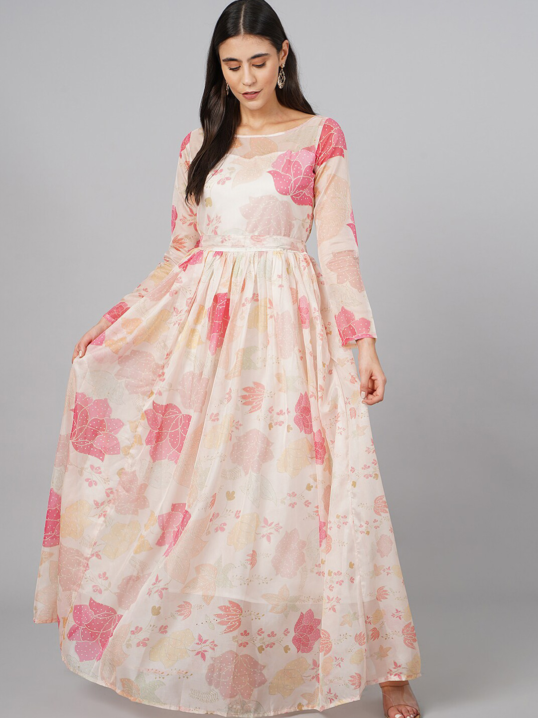 Cation Floral Printed Maxi Dress