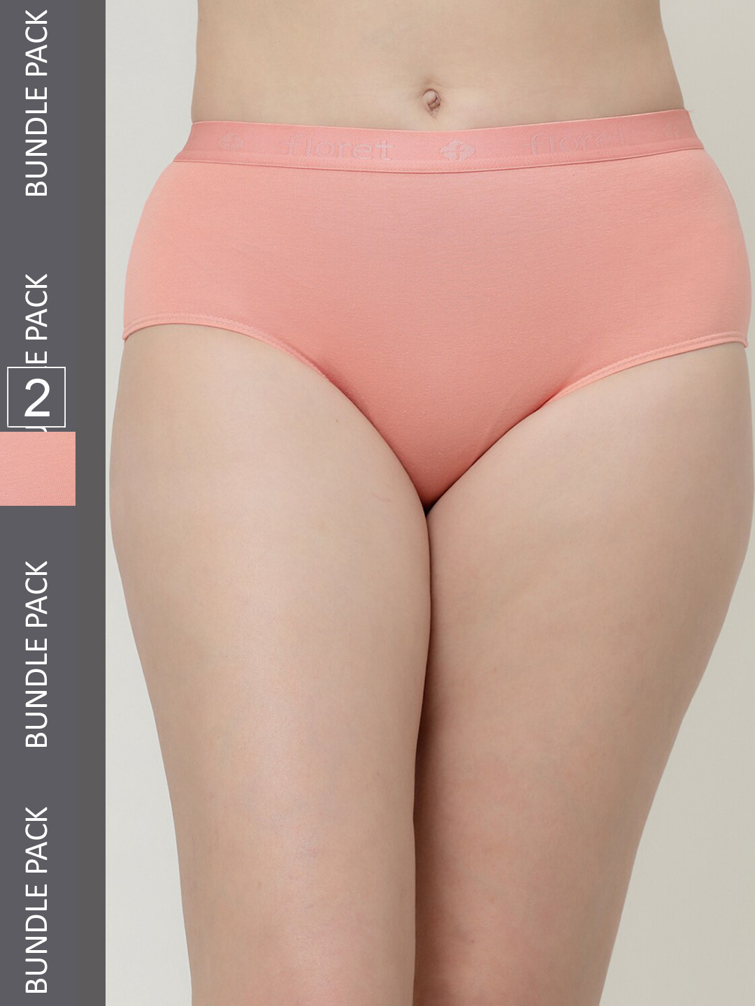 Floret Women Pack Of 2 Assorted Hipster Briefs
