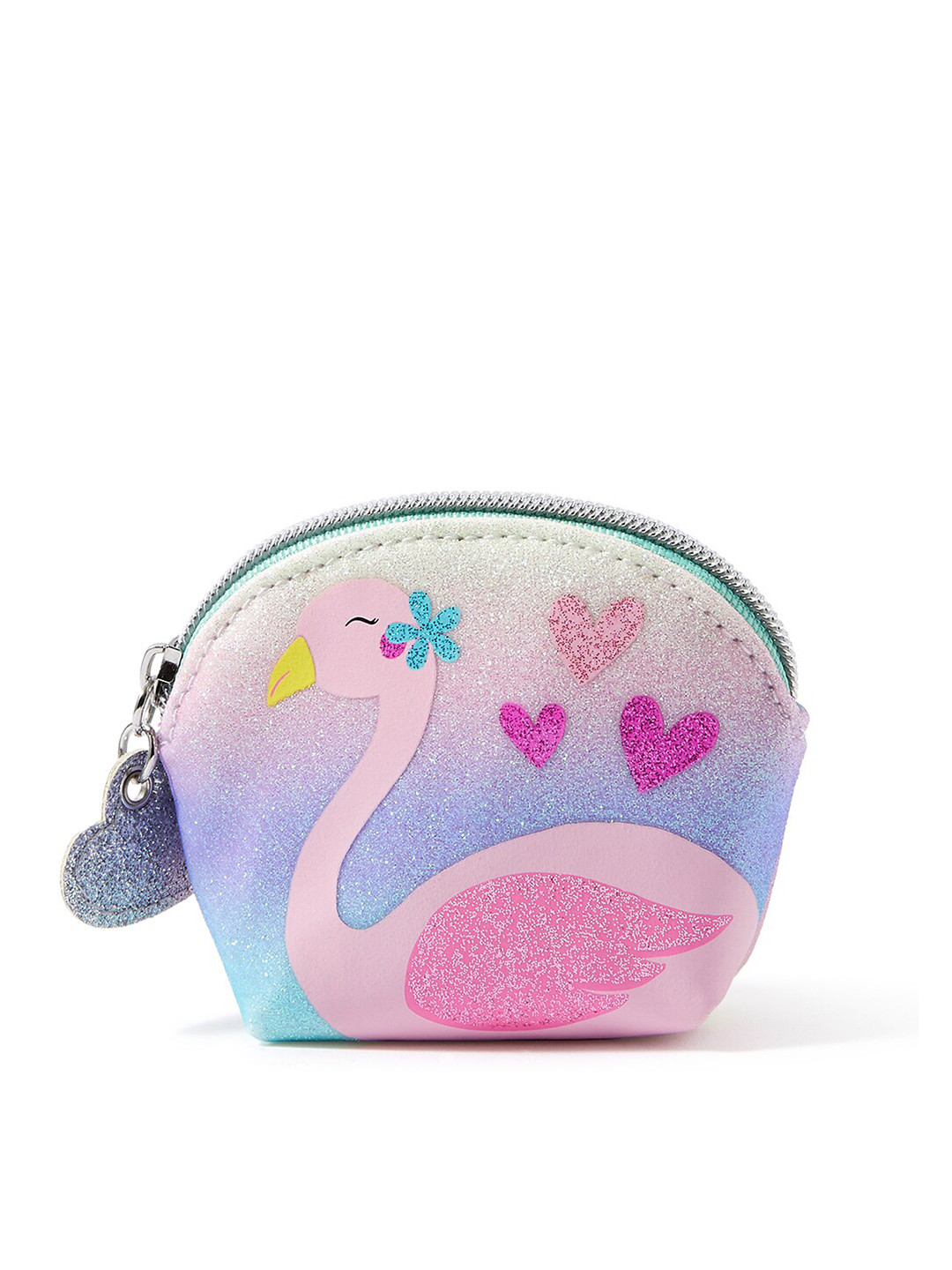 Accessorize Girls Flamingo Ombre Travel Pouch