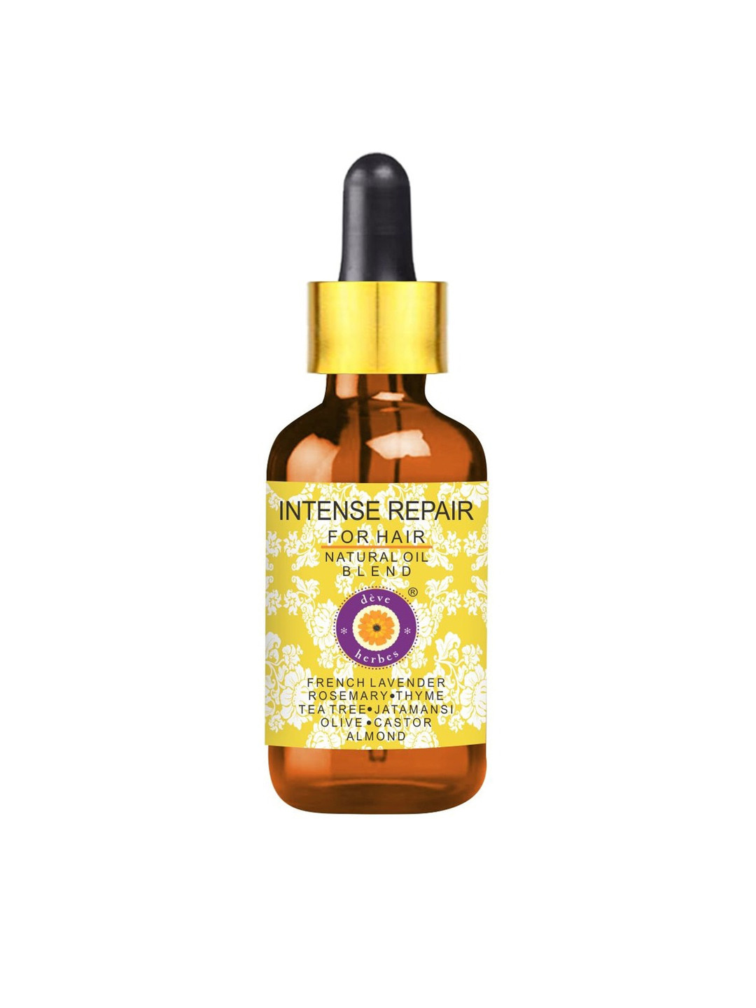 Deve Herbes Intense Repair Natural Blend Oil for Hair with Glass Dropper - 30 ml
