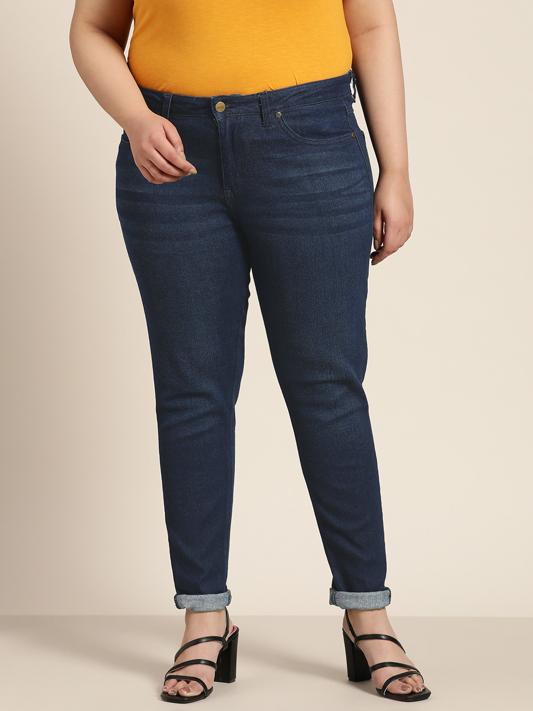 Sztori Women Plus Size Skinny Fit Jeans