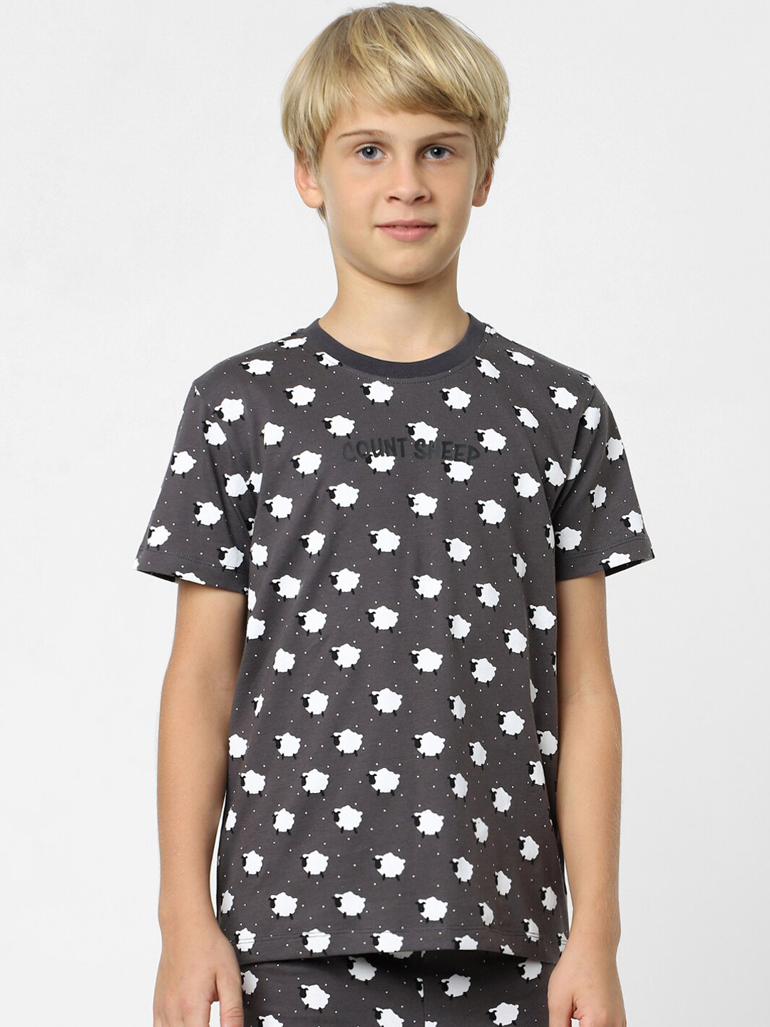 Jack & Jones Junior Boys Printed Night suit