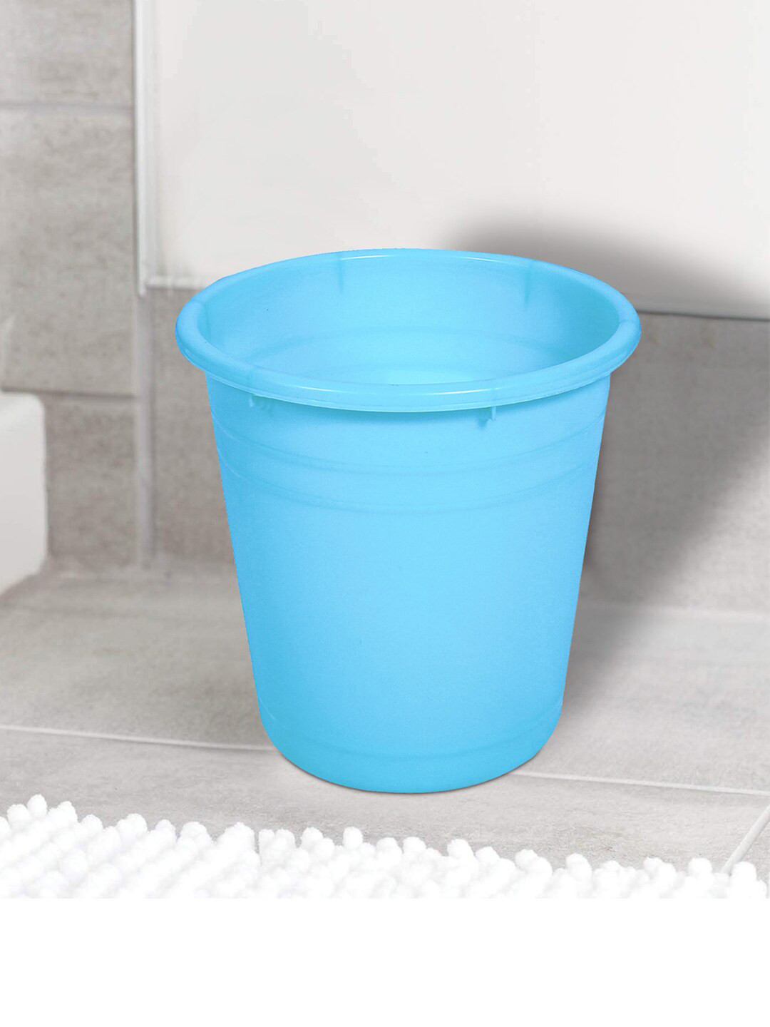 Kuber Industries Blue Set Of 2 Portable Garbage Basket 10 L Each
