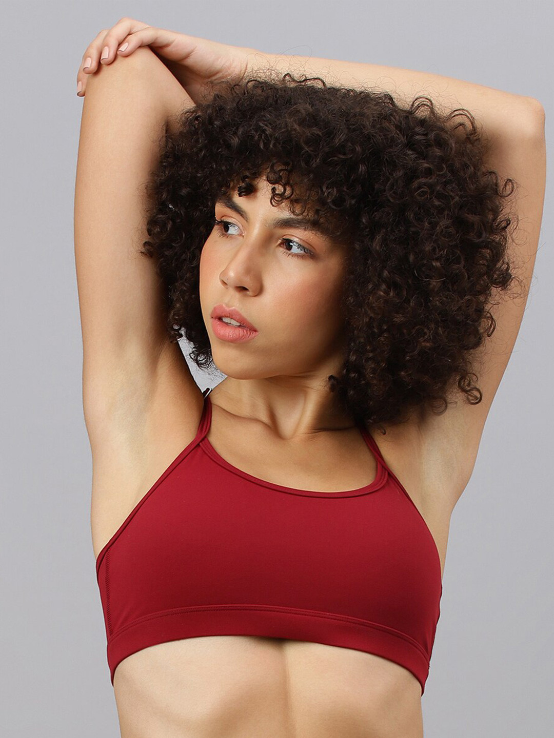 Fitkin Cut & Sew Halter Strapes Bra