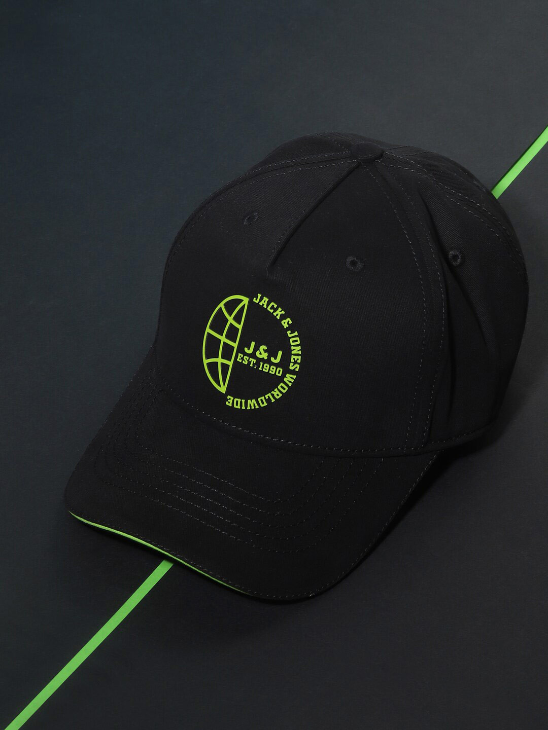 Jack & Jones Men Printed Cotton Baseball Cap