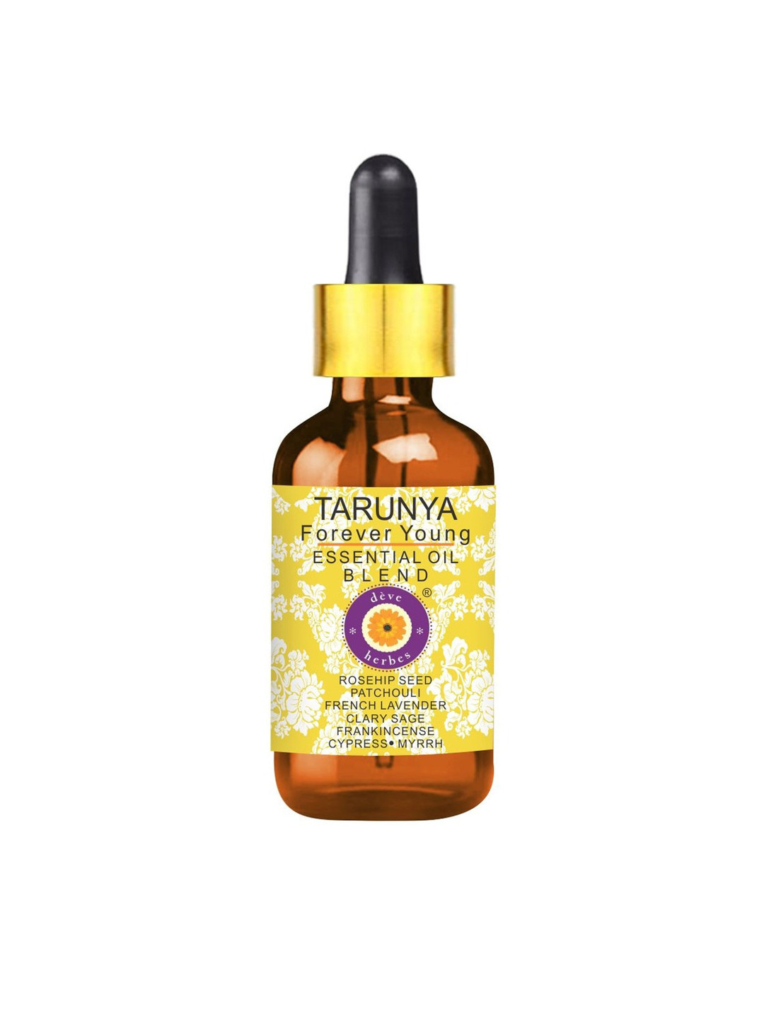 Deve Herbes Tarunya Forever Young Anti Ageing Essential Blend Oil with Glass Dropper- 15ml