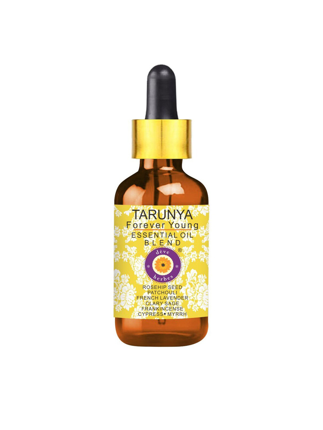 Deve Herbes Tarunya Forever Young Anti Ageing Essential Blend Oil with Glass Dropper- 50ml