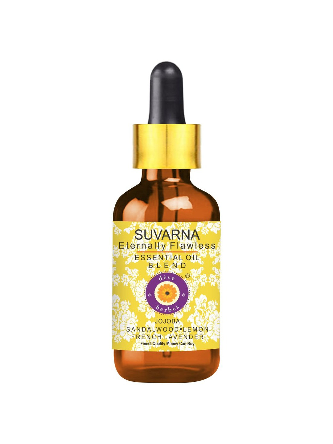 Deve Herbes Suvarna Fair & Flawless Essential Oil Blend with Glass Dropper - 50ml