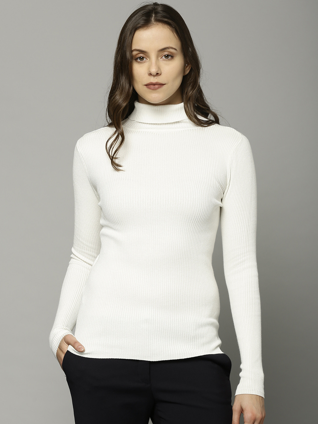 Buy Marks \u0026 Spencer Women White Ribbed 
