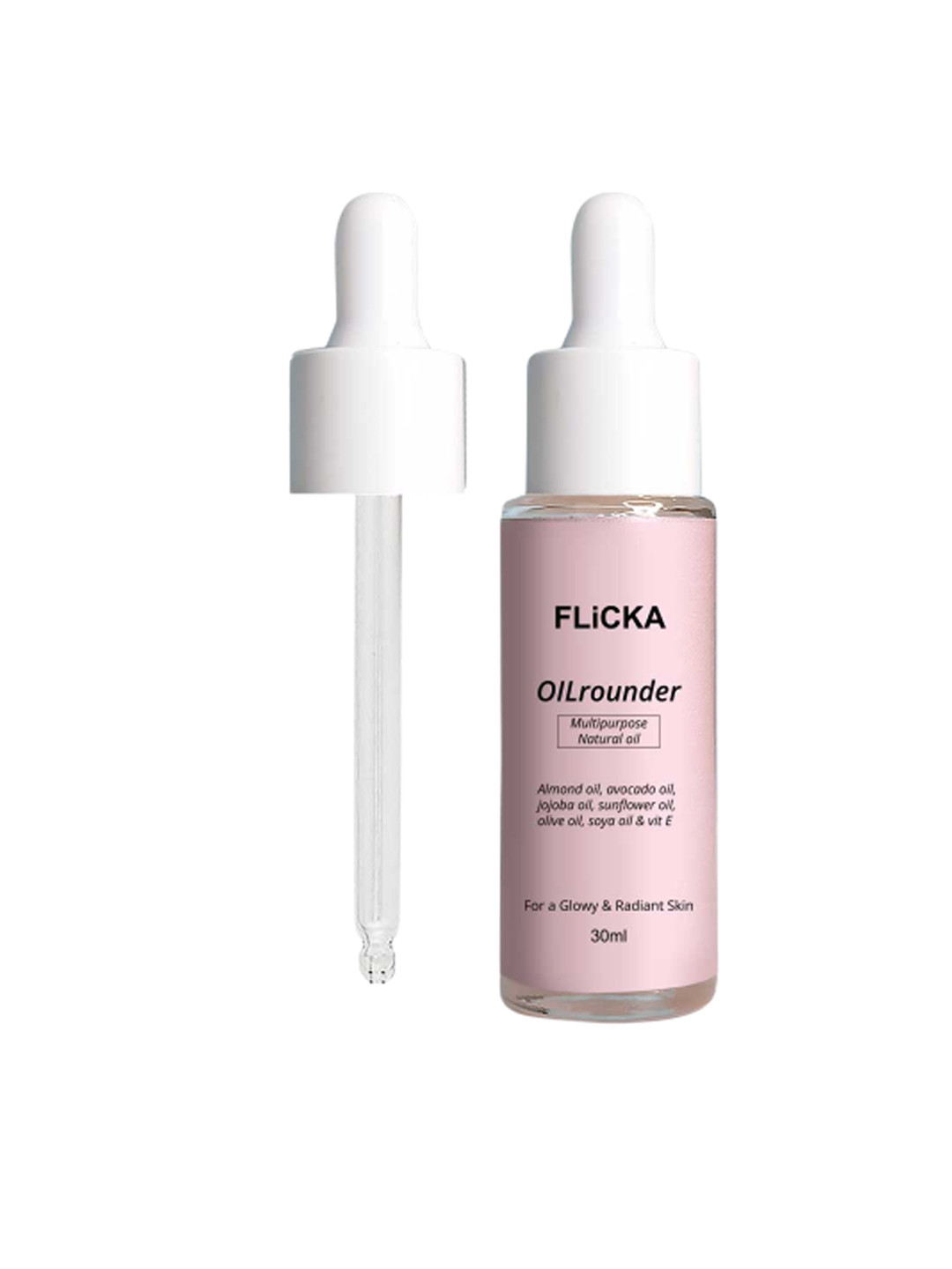 FLiCKA Multi Purpose Oil- Day & Night Serum or Makeup Remover-30ml