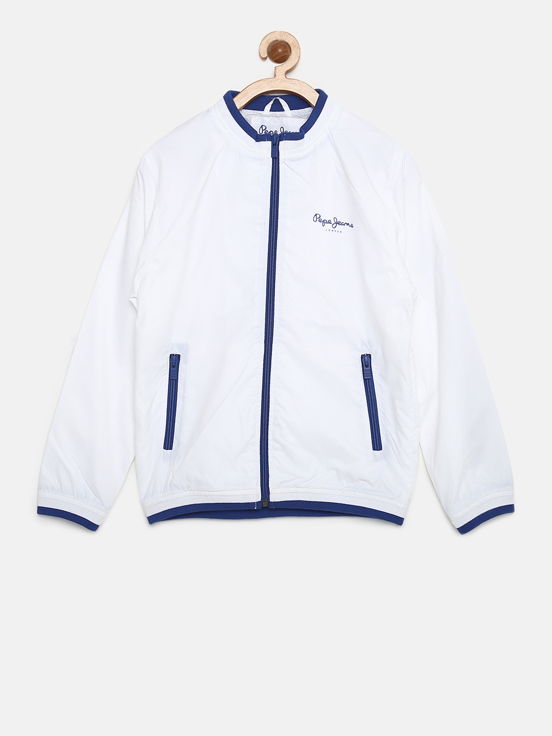 pepe jeans jacket white