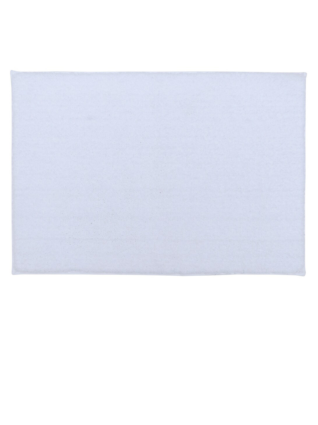 Pano White Solid 1400 Gsm Anti Skid Bath Rugs
