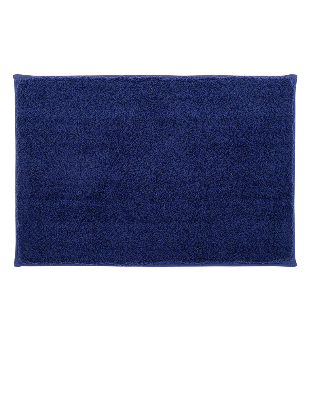 Pano Set Of 2 Navy Blue Micro Plush 1400 GSM Anti-Skid Bath Rug & Contour